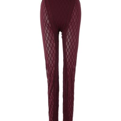 Savage X Fenty Women Red Leggings XS